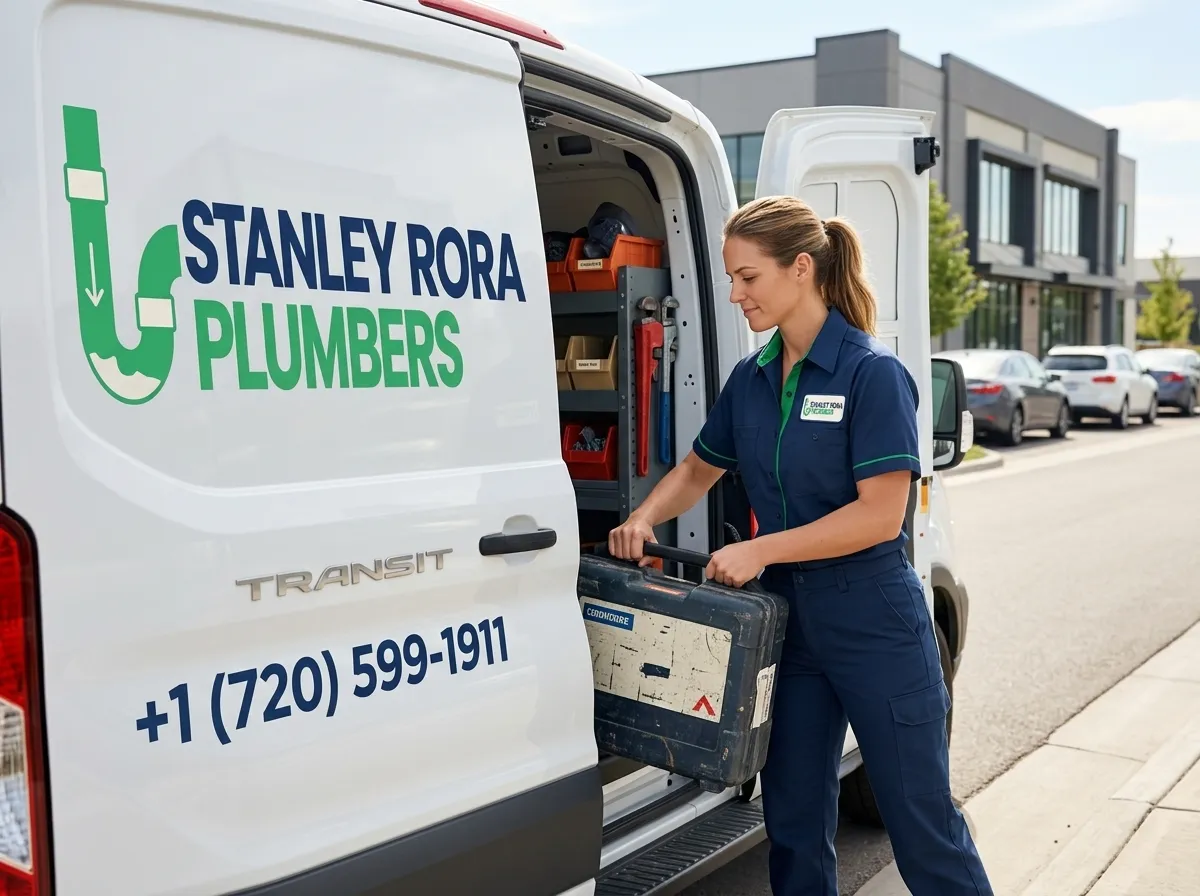 Fully equipped mobile plumbing service van Aurora CO